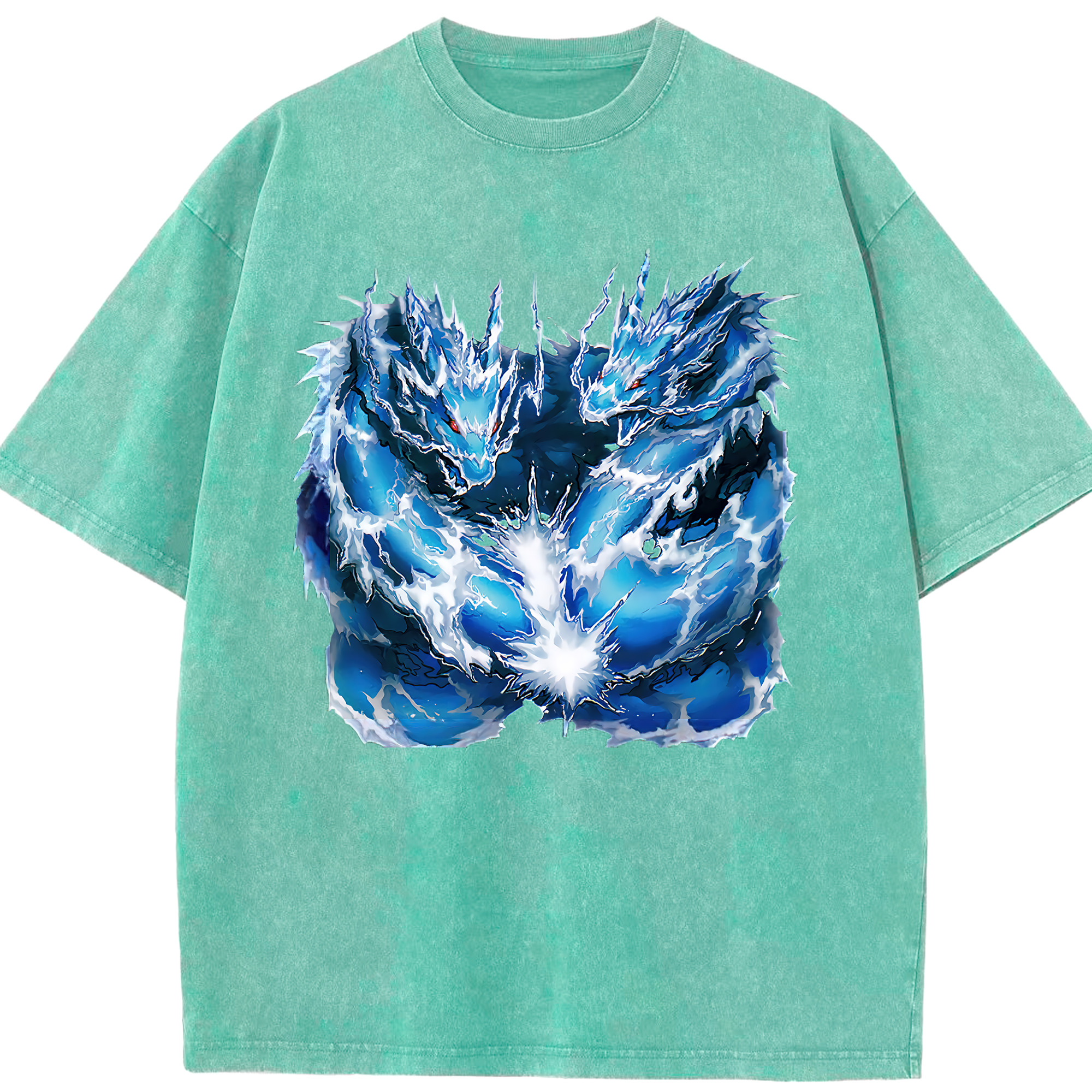 （画像用） 遊☆戯☆王 Yu-Gi-Oh! 綿100% ヴィンテージ風 半袖Tシャツ（フロントプリント）